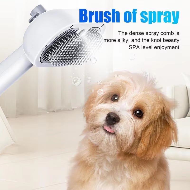 Pet Self-Cleaning Hair Remover Brush - Grooming Tool for Dogs & Cats - PureJoy