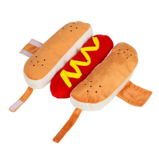Funny Halloween Dog Costumes - Hot Dog Design Apparel - PureJoy
