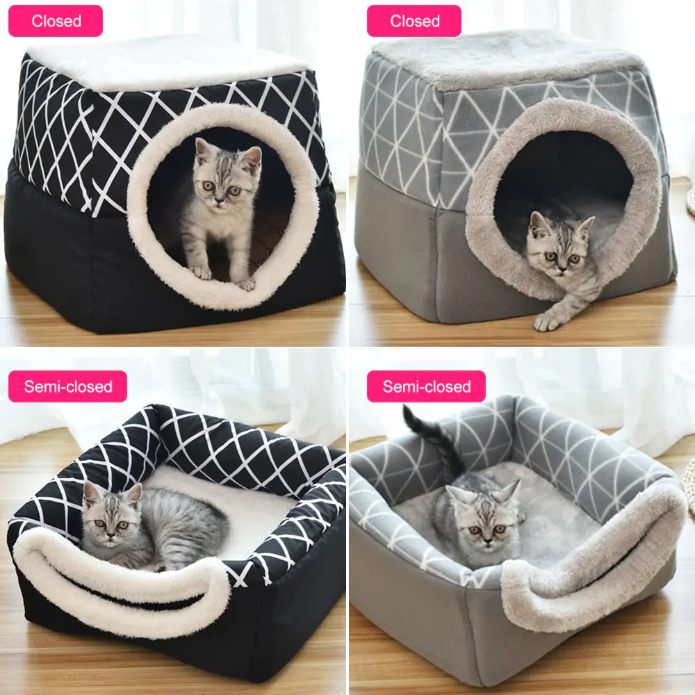 Pet Dog and Cat Bed Villa - Dual Use Space Capsule - PureJoy