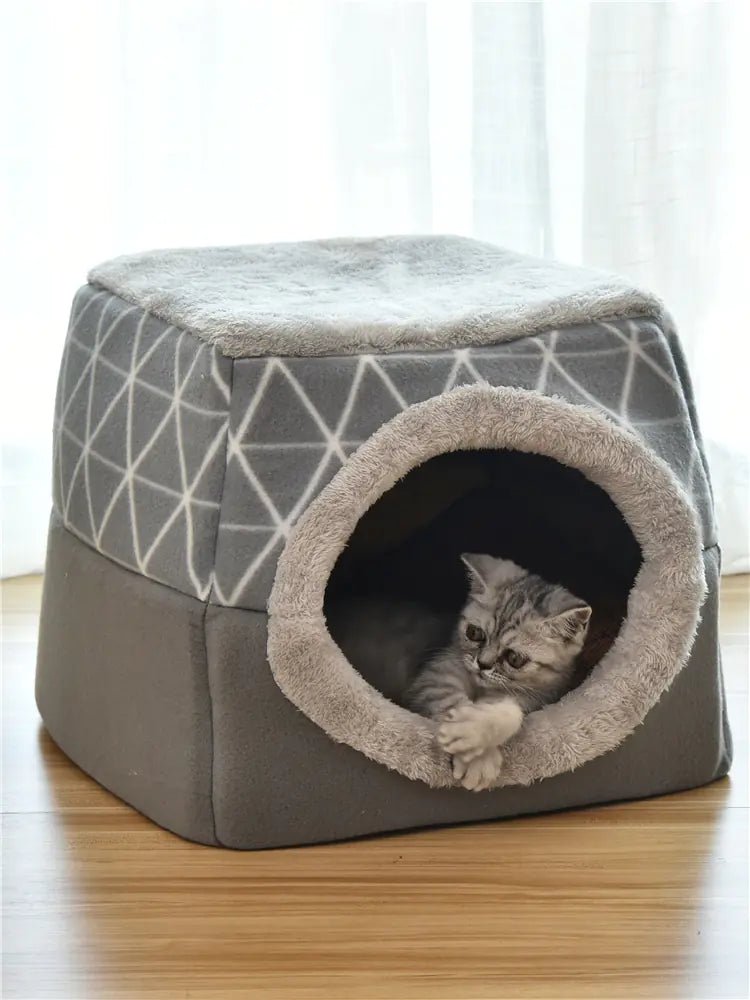 Pet Dog and Cat Bed Villa - Dual Use Space Capsule - PureJoy