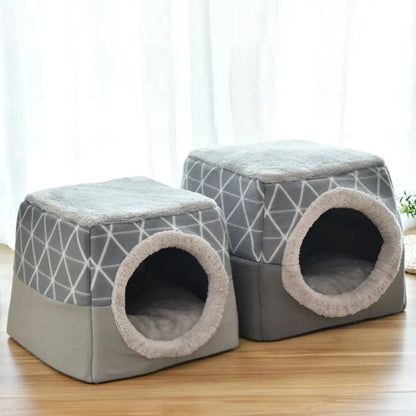 Pet Dog and Cat Bed Villa - Dual Use Space Capsule - PureJoy