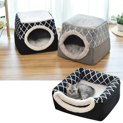 Pet Dog and Cat Bed Villa - Dual Use Space Capsule - PureJoy